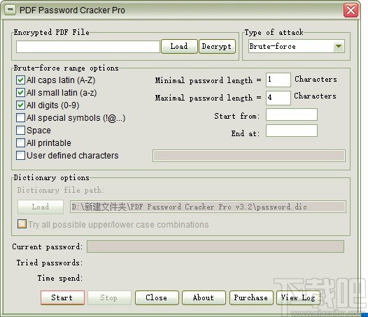PDF Password Cracker Pro(PDF密碼恢復軟件)
